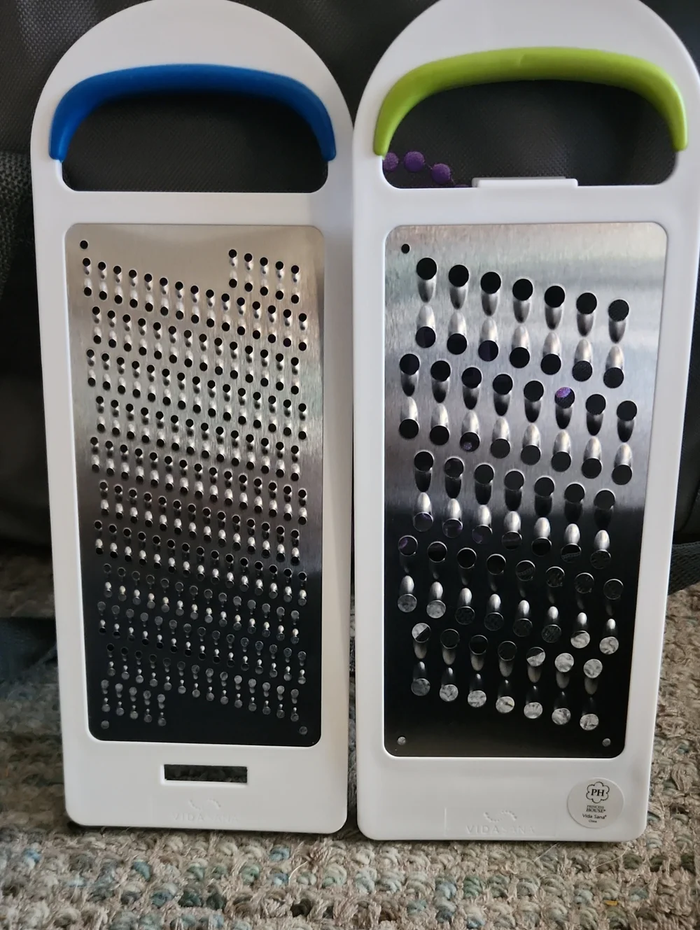 PRINCESS HOUSE Dual Pack Handheld Cheese & Vegetable Graters -